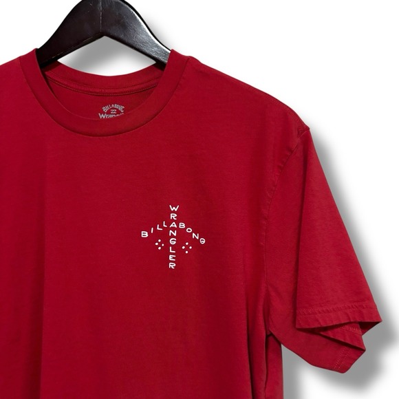 Billabong x Wrangler Men's Double Sided Graphic T Shirt Size Large 20 x 28 - Picture 3 of 4